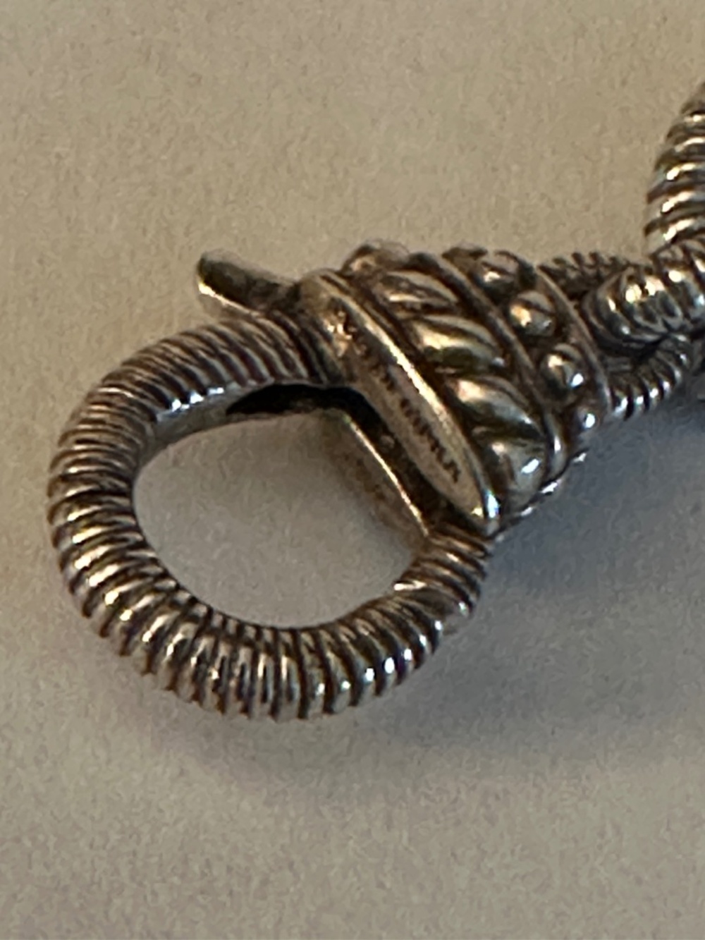 Judith Ripka 925 Sterling Silver Heavy Rolo Link Chain Necklace - Picture 4 of 6